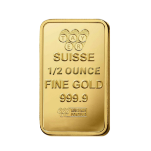 سبيكة ذهب صافي نصف أونصة (15.55 جرام) عيار 24 قيراط