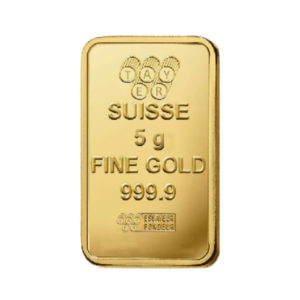 سبيكة ذهب صافي 5 جرام عيار 24 قيراط