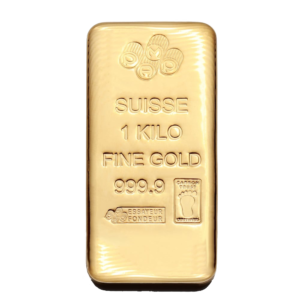 سبيكة ذهب صافي 1 كيلوجرام عيار 24 قيراط