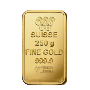 سبيكة ذهب صافي 250 جرام عيار 24 قيراط