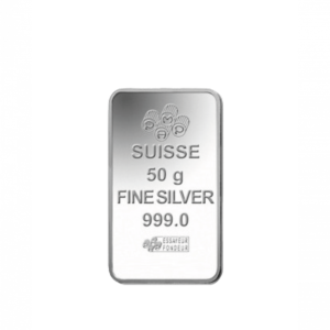 سبيكة فضة صافية 50 جرام عيار 999